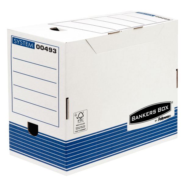 Fellowes BANKERS BOX SYSTEM caisse d'archivage, bleu, — Système d'archivage