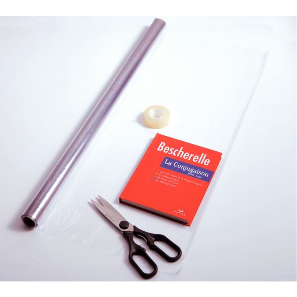 Rouleau en plastique incolore, qualité supérieure PVC format 50x0,70 m épaisseur : 9/100è, N.C — Petit matériel bureau et…