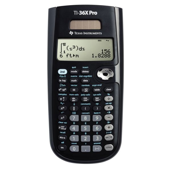 Machine à calculer scientifique Texas Instrument TI-36X PRO — Non classé