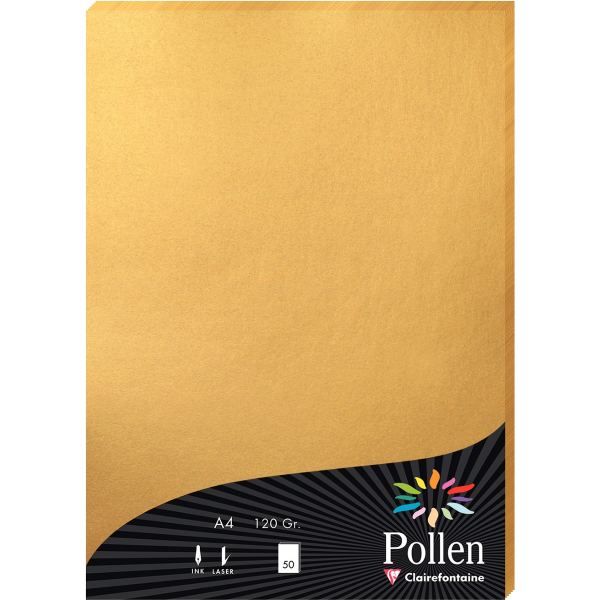 Pollen by Clairefontaine Papier A4, or — Cartes de voeux à faire soi-même