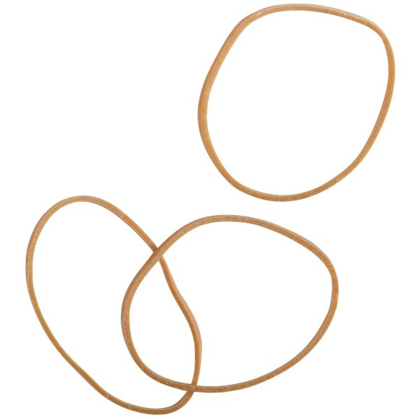 Wonday Bracelets caoutchouc, nature, 60 mm, sac kilo — Petites fournitures de bureau
