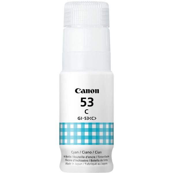 Canon 53 flacon d'encre cyan authentique (GI53C) — Consommables informatiques