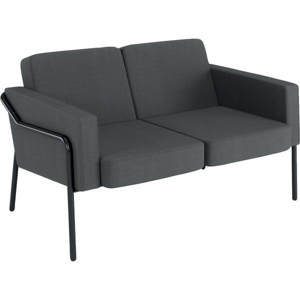 Canapé Medso 2 places anthracite, N.C — MOBILIER
