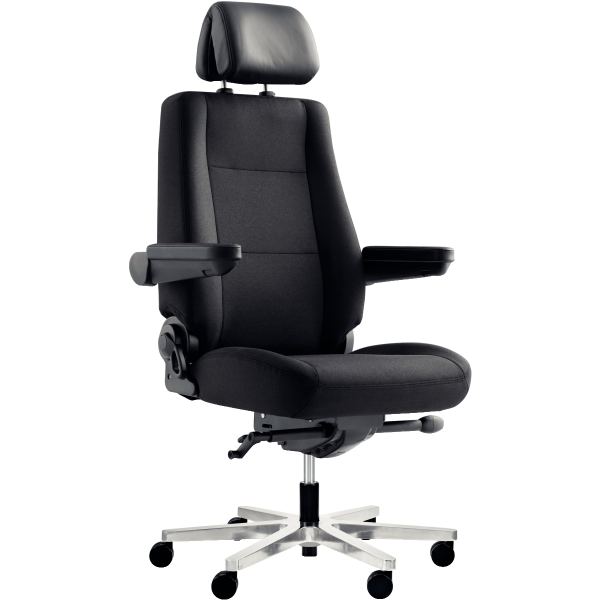 Fauteuil 24h tissu noir, N.C — MOBILIER