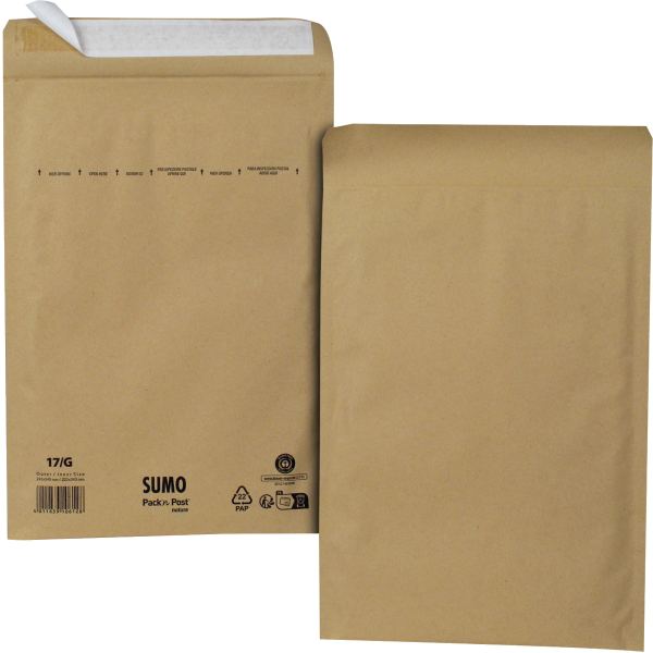 Paquet de 10 pochettes Kraft 245x340, N.C — COURRIER ET EXPEDITION