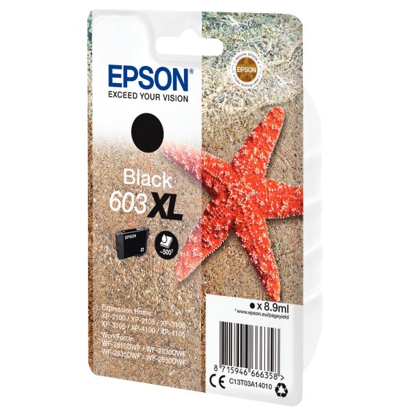 EPSON 4LB Singlepack Black 603XL Ink — Consommables informatiques