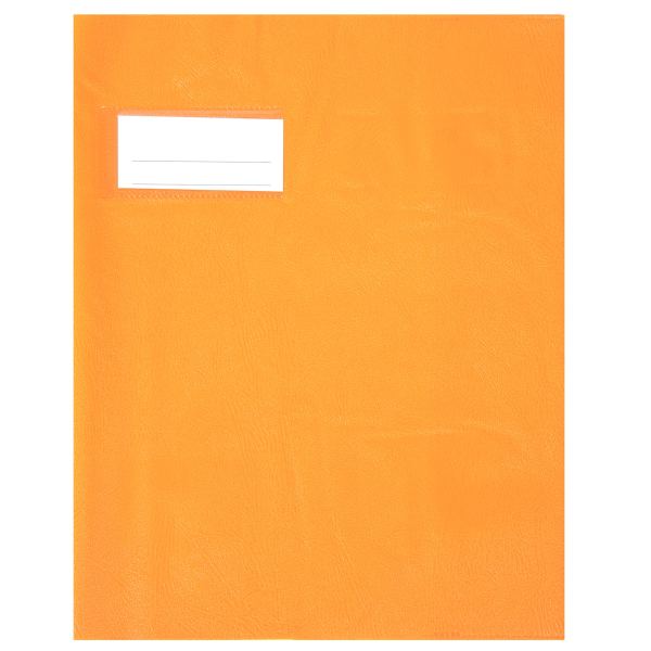 Paquet de 10 protège-cahiers en PVC 21/100ème, pour format 17x22 cm, orange — Non classé