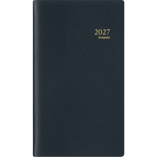 Agenda semainier Notaplan 8,9x16 cm noir, N.C — Cahiers et dérivés de papier