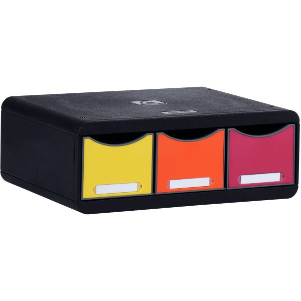 EXACOMPTA Module de classement TOOLBOX MAXI, 3 tiroirs — Modules de classement