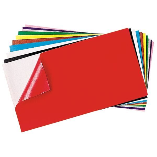 Paquet de 10 coupons de feutrine adhésive format 23,5 x 45 cm, couleurs assorties, N.C — TRAVAUX MANUELS