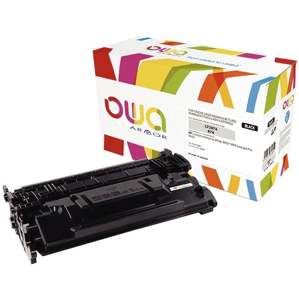 OWA cartouche laser noire remanufacturée compatible HP 87A ( — Consommables informatiques