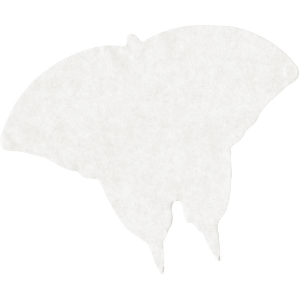 Sachet de 48 papillons en papier diffuseur blanc format 23 x 18 cm — Non classé