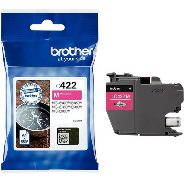BROTHER LC422M Ink Cartridge For BH19M/B Compatible with MFC-J5340DW MFC-J5740DW MFC-J6540DW MFC-J6940DW 550 pages —…