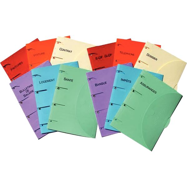Paquet de 6 chemises pour classeur Smartfolder, pro clients — Non classé