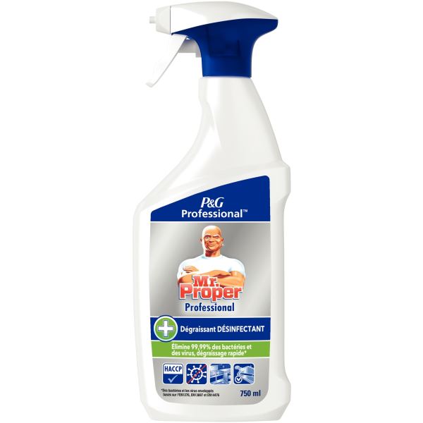 Spray 750 ml dégraissant désinfectant MR PROPRE — SERVICES GENERAUX