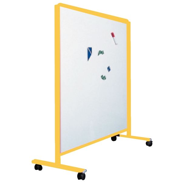 Tableau enfant sur pied 120x120 cm jaune, N.C — EQUIPEMENT CLASSE ET BUREAU