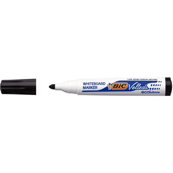 BIC Marqueur tableau blanc Velleda 1701 ECOlutions, noir — Marqueurs tableau blanc & chevalet