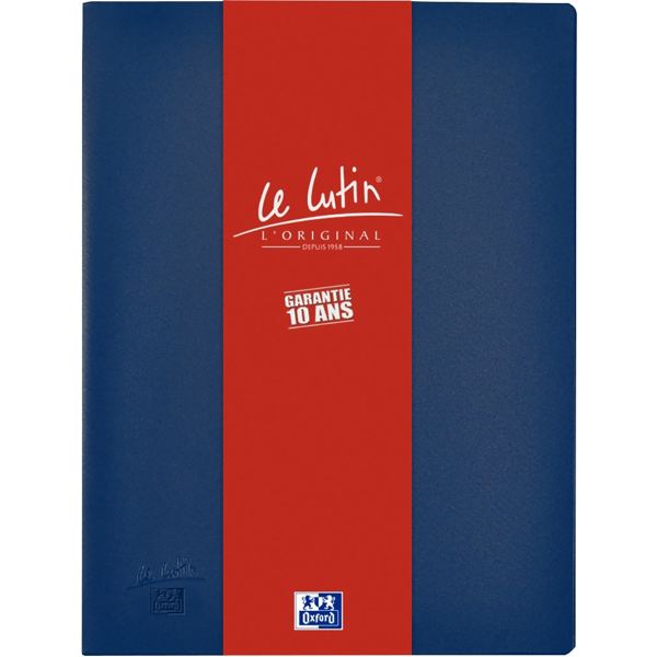 Protège-documents LE LUTIN L'ORIGINAL 60 vues, bleu, OXFORD LE LUTIN — Classement