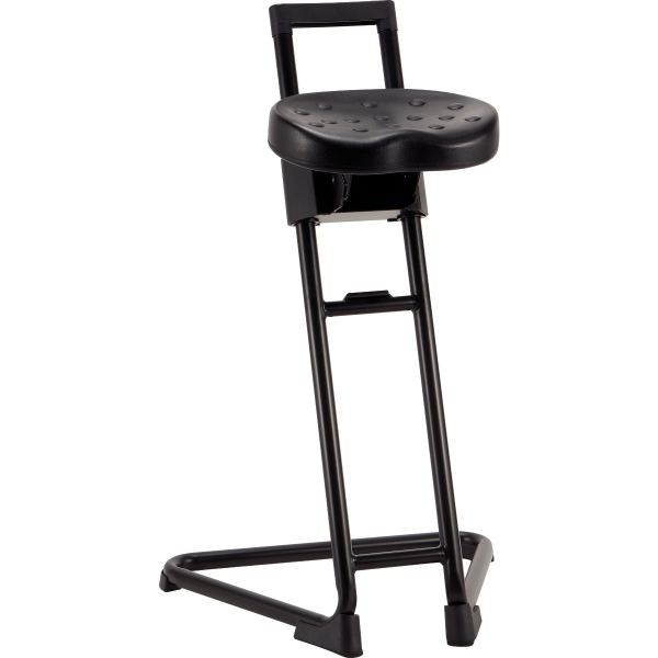 Lot de 2 tabourets comptoir noir, N.C — MOBILIER