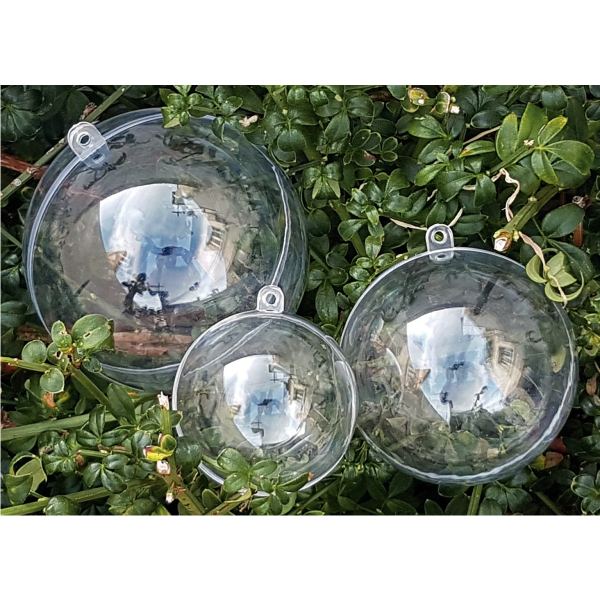 Lot de 15 boules en plastique cristal diamètres assortis, N.C — TRAVAUX MANUELS