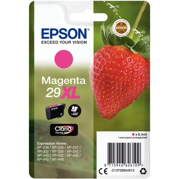 EPSON 4LB Singlepack Magenta 29XL Claria Home Ink — Consommables informatiques