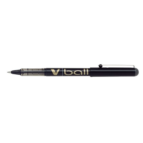 PILOT Stylo roller V Ball VB7, pointe métal, noir — Stylos roller