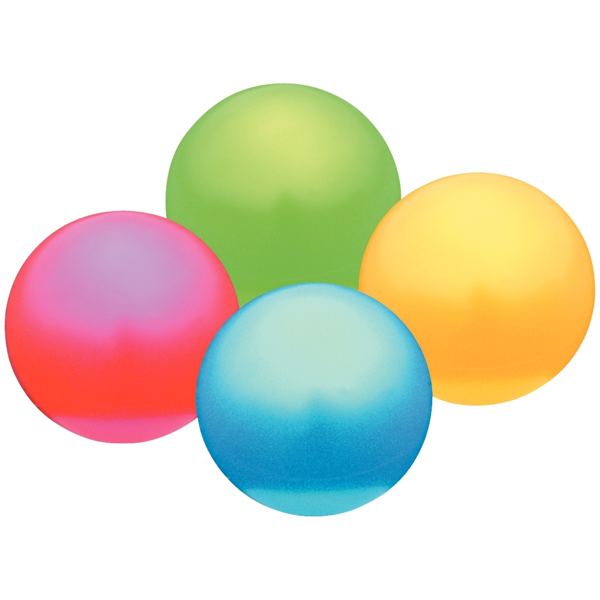 Lot de 4 ballons de gym diamètre 160 mm en PVC assortis, N.C — JEUX