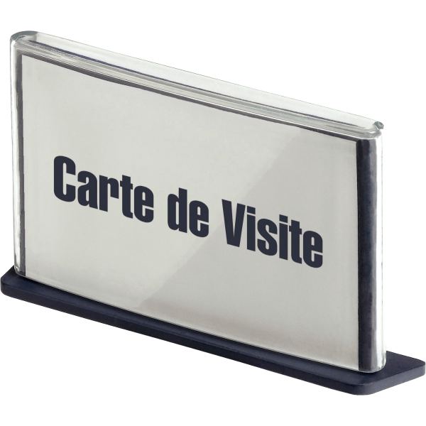 Plaque Signalisation Paperflow Polystyrène Format Carte De Visite Coloris Anthracite — Petit matériel bureau et école