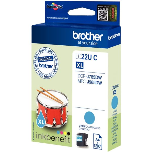 Brother TAMBOUR cartouche jet d'encre cyan ultra haute capac, N.C — Consommables informatiques