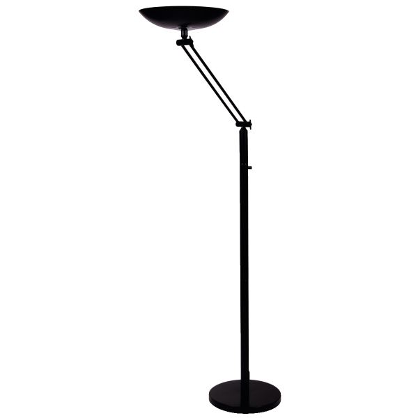 UNiLUX Lampadaire à LED VARIALUX, couleur: noir — Lampadaires