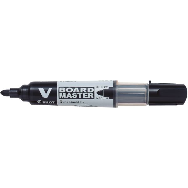 PILOT Marqueur V BOARD MASTER, pointe ogive, moyen, noir — Marqueurs tableau blanc & chevalet