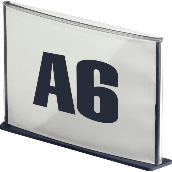 Plaque Signalisation Paperflow Polystyrène Format A6 Coloris Anthracite — Petit matériel bureau et école