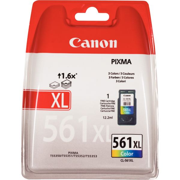 Canon 561XL cartouche jet d'encre couleurs haute capacité authentique (CL-561XL) — Consommables informatiques