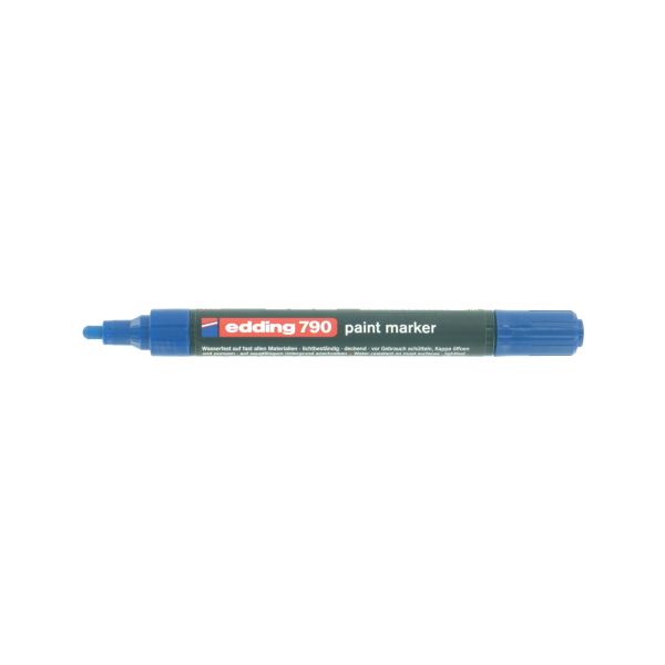 Marqueur peinture permanent E790 pointe ogive bleu, N.C — Écrire et corriger