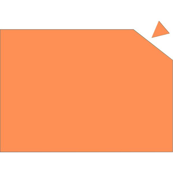 FRANKEN Plaque magnétique, 200 x 295 x 0,6 mm, orange — Aimants & bandes magnétiques