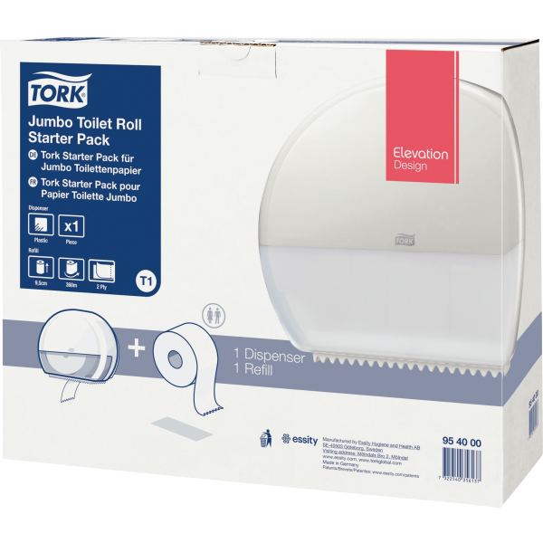 Pack 1 distributeur avec 1 rouleau de papier hygiènique T1 2, N.C — SERVICES GENERAUX