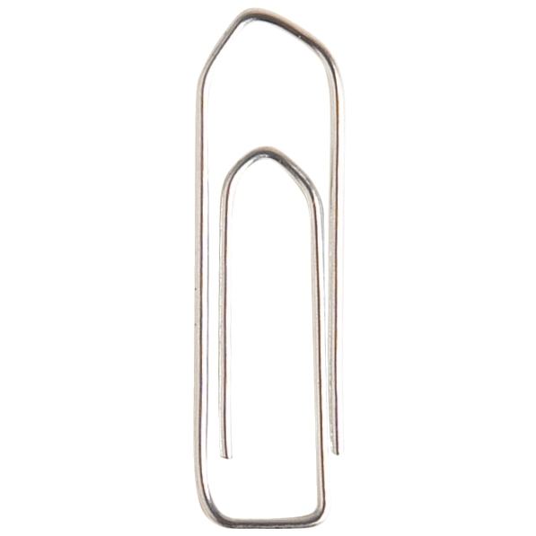 Boîte de 100 trombones 25 mm bout chevron, N.C — Petit matériel bureau et école