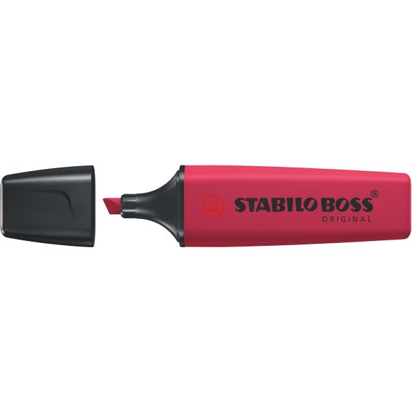STABILO Surligneur BOSS ORIGINAL NatureCOLORS, rouge dahlia — Surligneurs