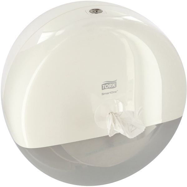 TORK Distributeur de papier toilette "SmartOne Mini", blanc — Papiers d'hygiène