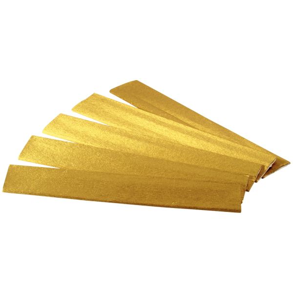 Paquet de 5 feuilles de crépon métallisé 250x50 cm or — Non classé