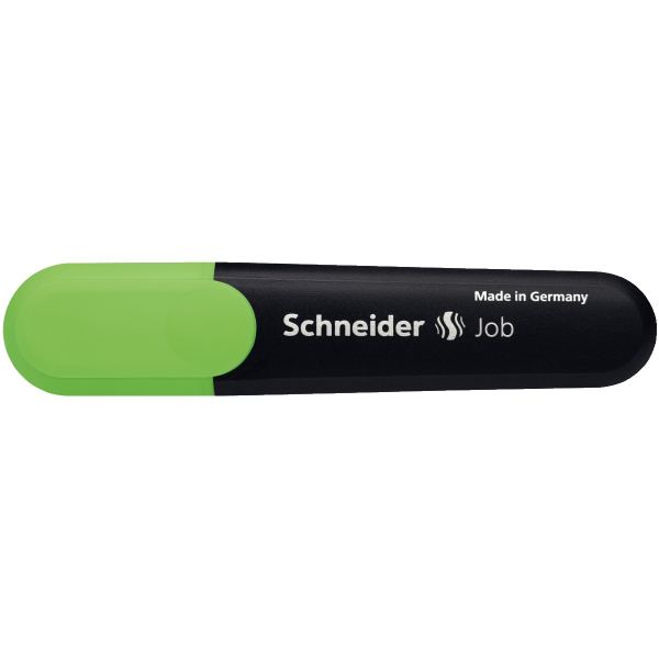 Surligneur Schneider Job Pointe Biseautee Rechargeable Avec Maxx 660 Refill Station Resiste Evaporation Vert — Écrire et…