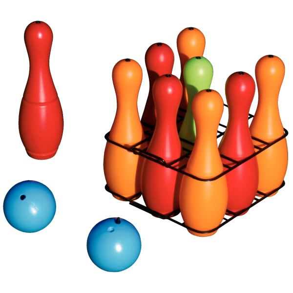 Jeu de bowling 9 quilles et 2 boules, N.C — JEUX