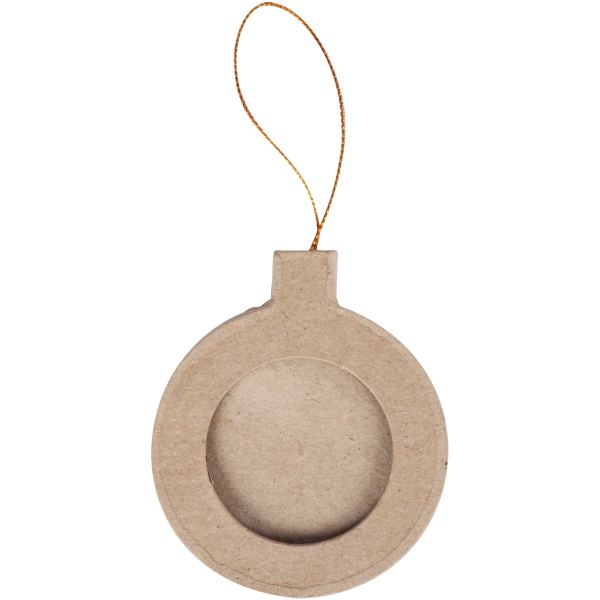 Lot de 10 cadres boules de Noël à suspendre, assortiment n°1, N.C — TRAVAUX MANUELS