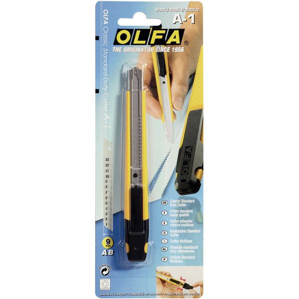 Cutter OLFA ambidextre A1 9 mm — Non classé