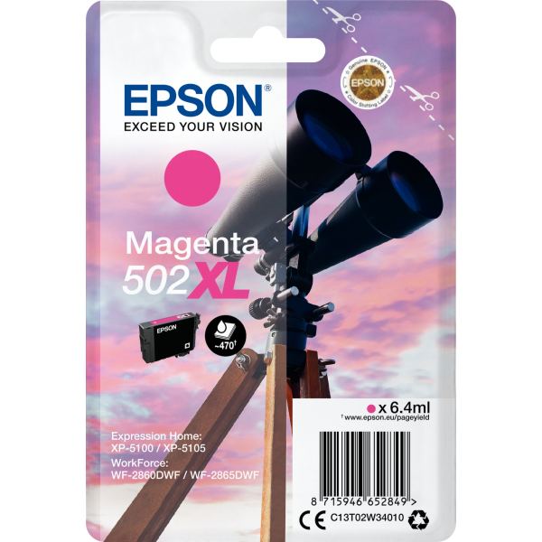 EPSON 1LB Singlepack Magenta 502XL Ink — Consommables informatiques
