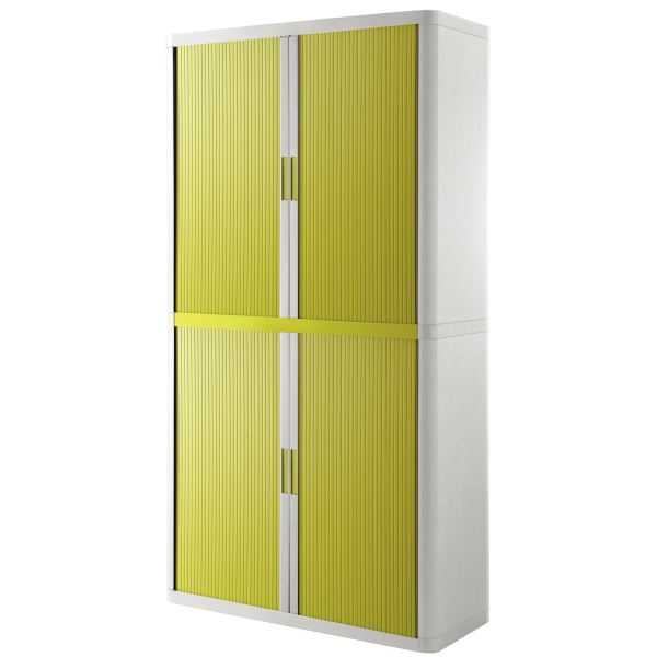 PAPERFLOW Armoire à rideau easyOffice, 4 étagères — Armoires