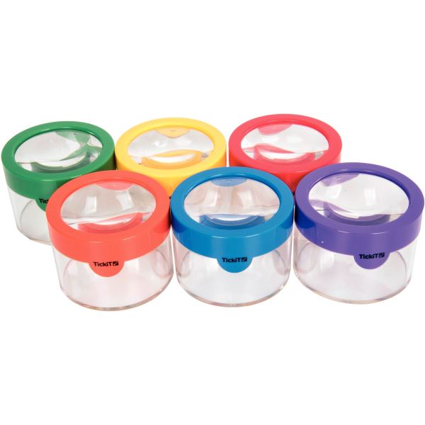 Boite de 6 pots d'observation coloris assortis, N.C — JEUX