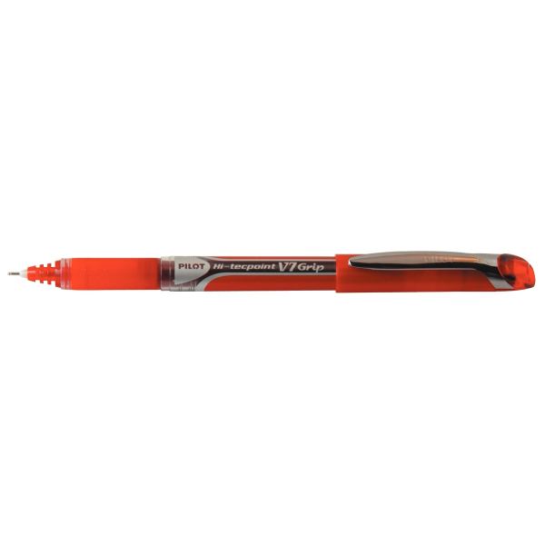 PILOT Stylo roller Hi-Tecpoint V7 Grip, rouge — Stylos roller
