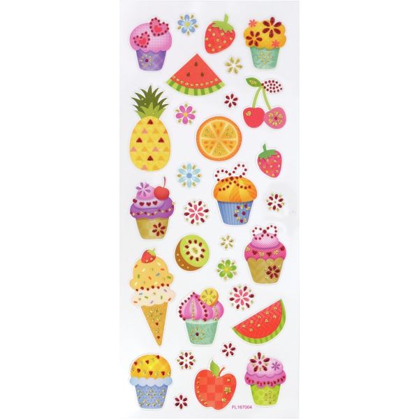 Pochette de 150 stickers avec strass pailletés fantaisie assortis — Non classé