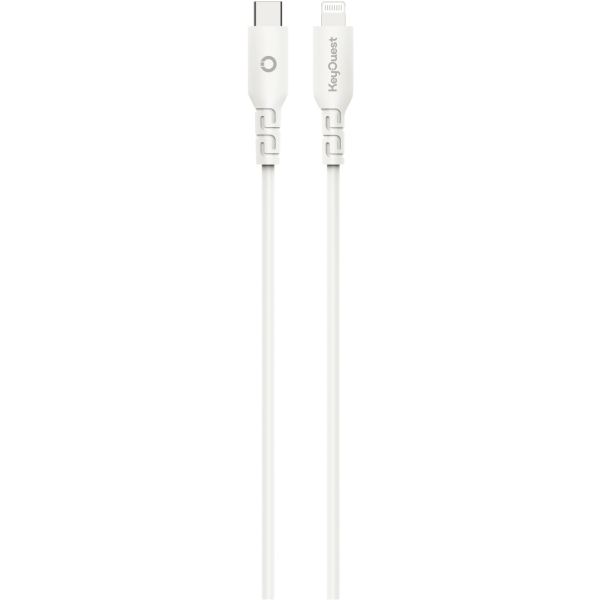 Chargeur secteur avec cordon USB type C vers type Lightning, EKOGREEN — BUREAUTIQUE